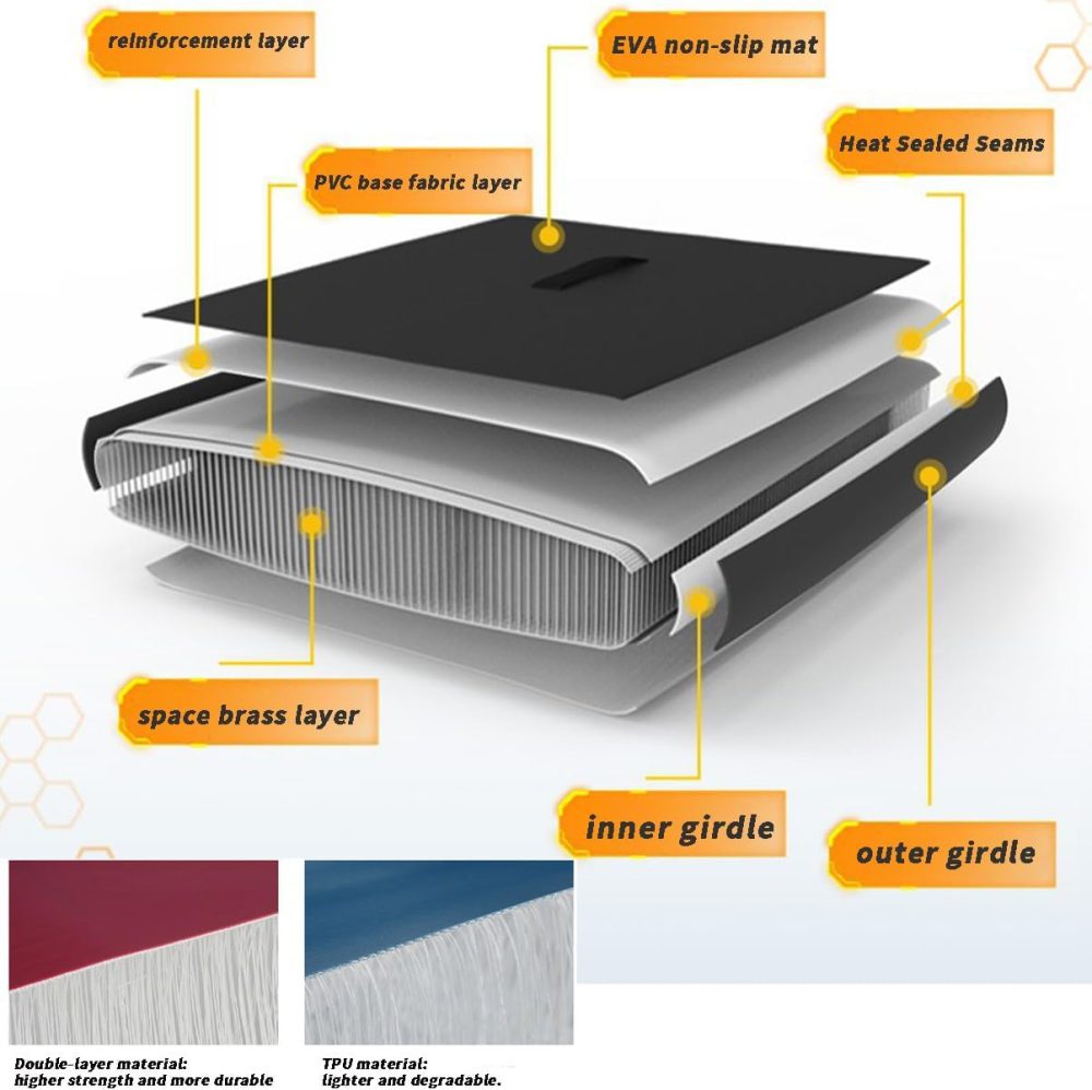 پدل برد SANTASUP مدل WOOD - تصویر 9