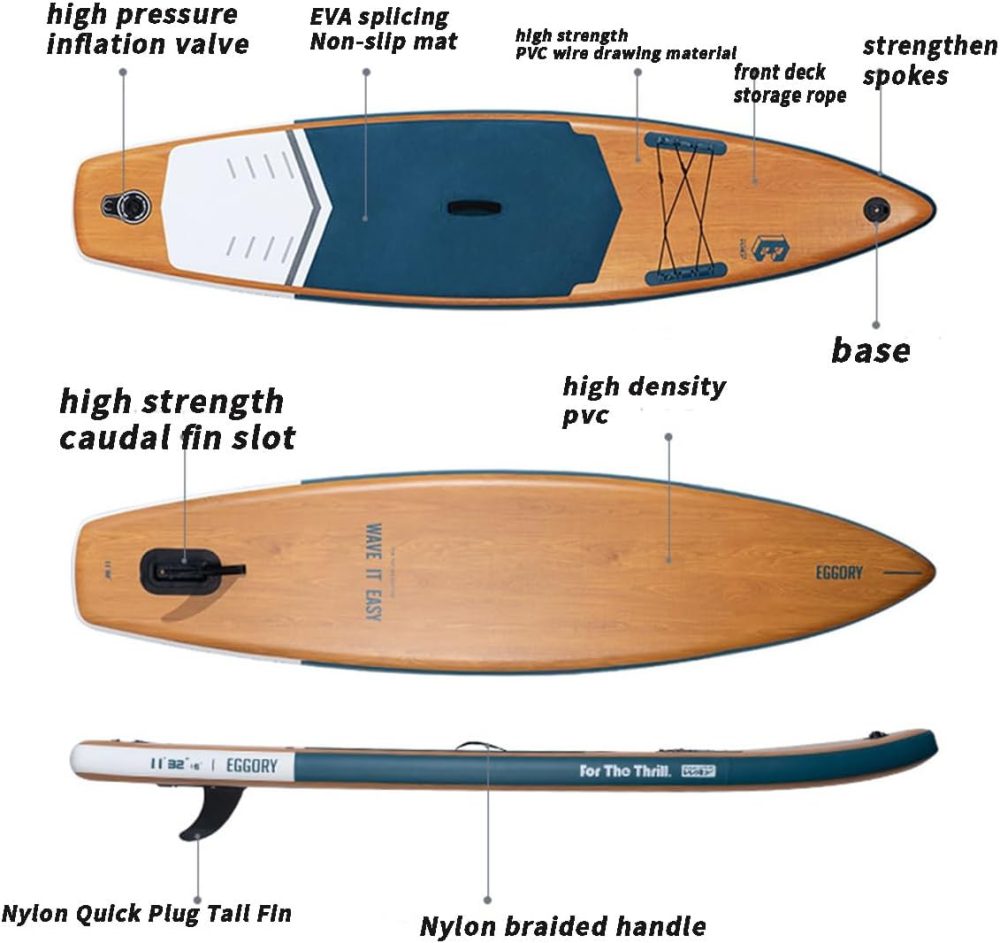 پدل برد SANTASUP مدل WOOD - تصویر 8