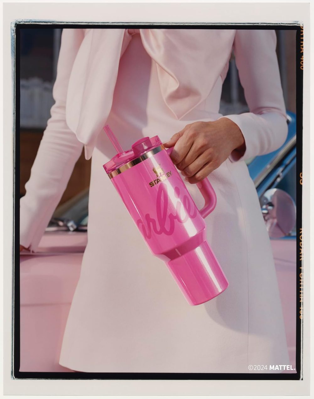 ماگ دسته دار استنلی تامبلر STANLEY مدل باربی Barbie - تصویر 5