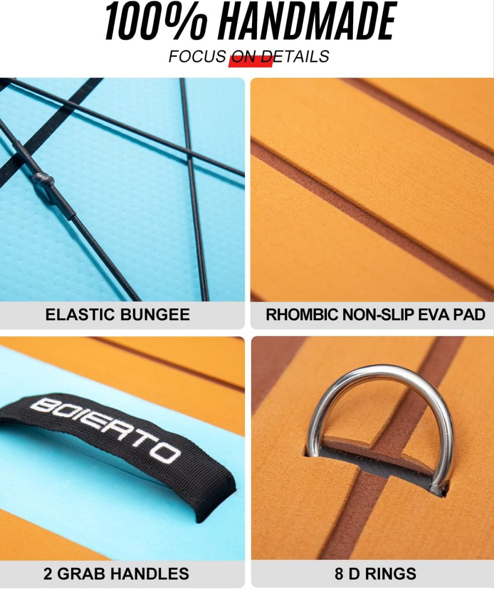 پدل برد BOIERTO مدل Wooden Blue - تصویر 4