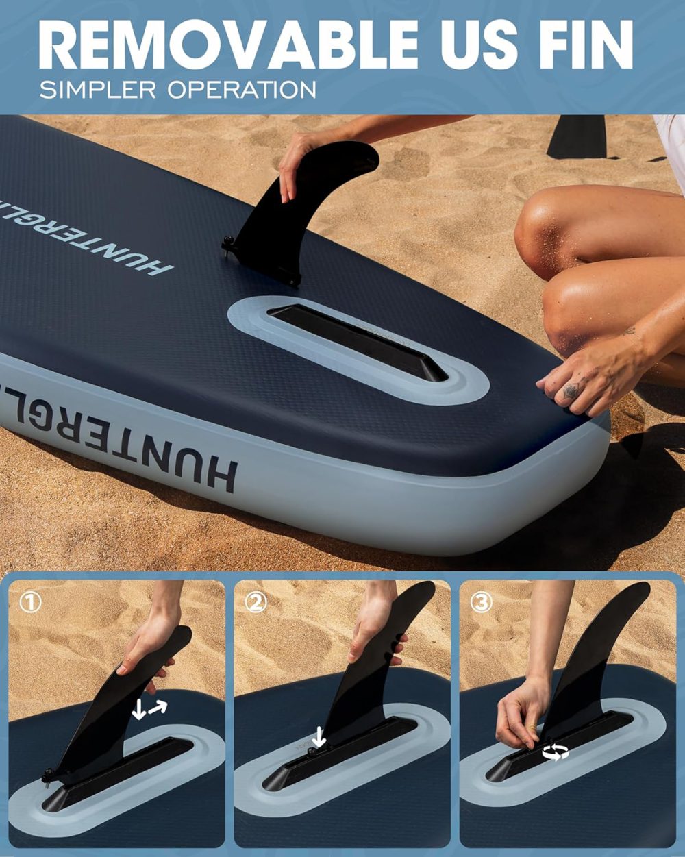 پدل برد ستانا CETANA مدل HUNTERGLIDE GRAY - تصویر 4