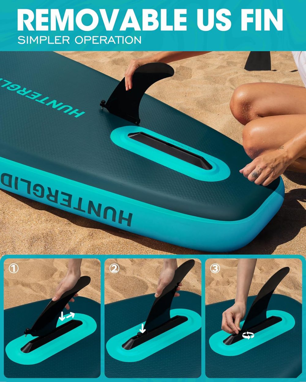 پدل برد ستانا CETANA مدل HUNTERGLIDE GREEN - تصویر 4