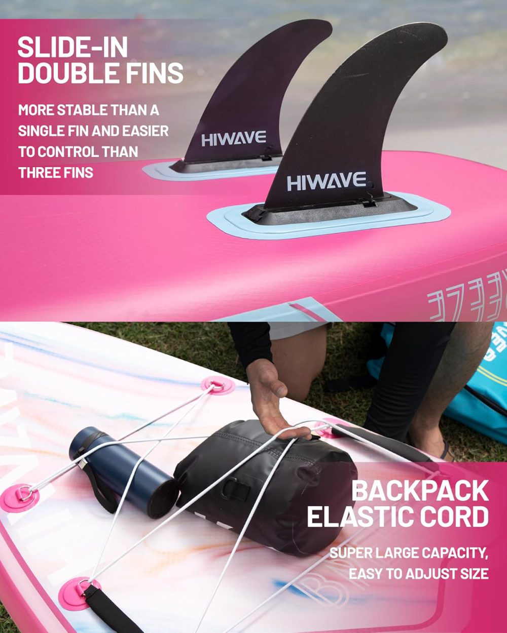 پدل برد های ویو HIWAVE مدل  Pink Breeze - تصویر 3