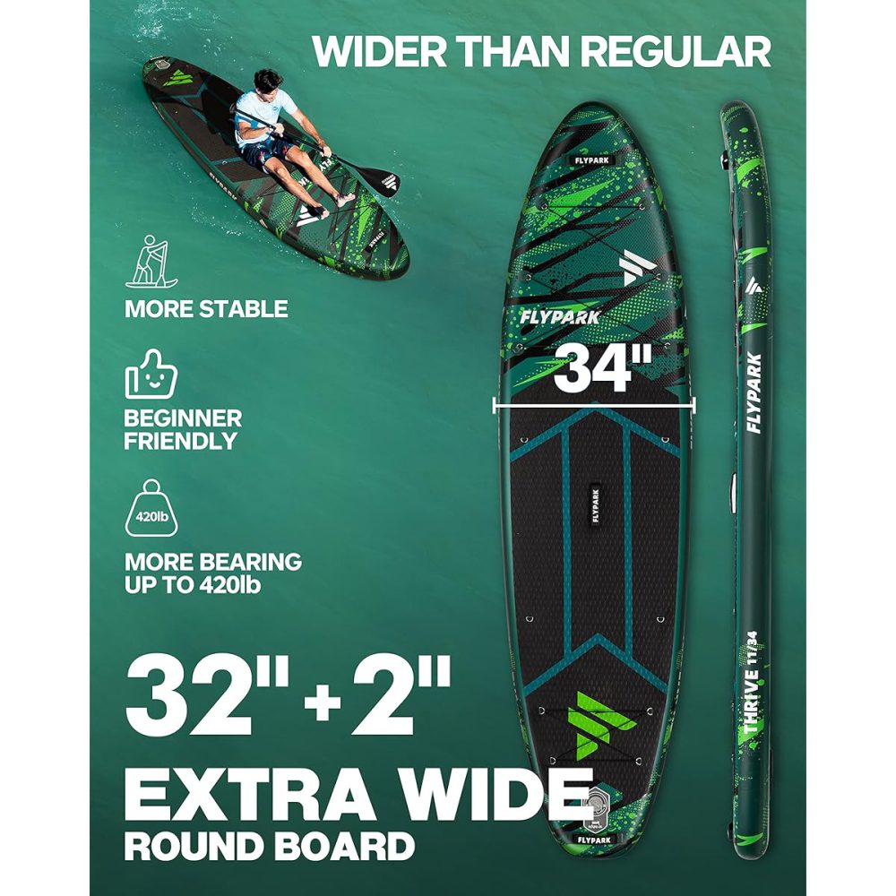 پدل برد FLYPARK مدل THRIVE GREEN - تصویر 3