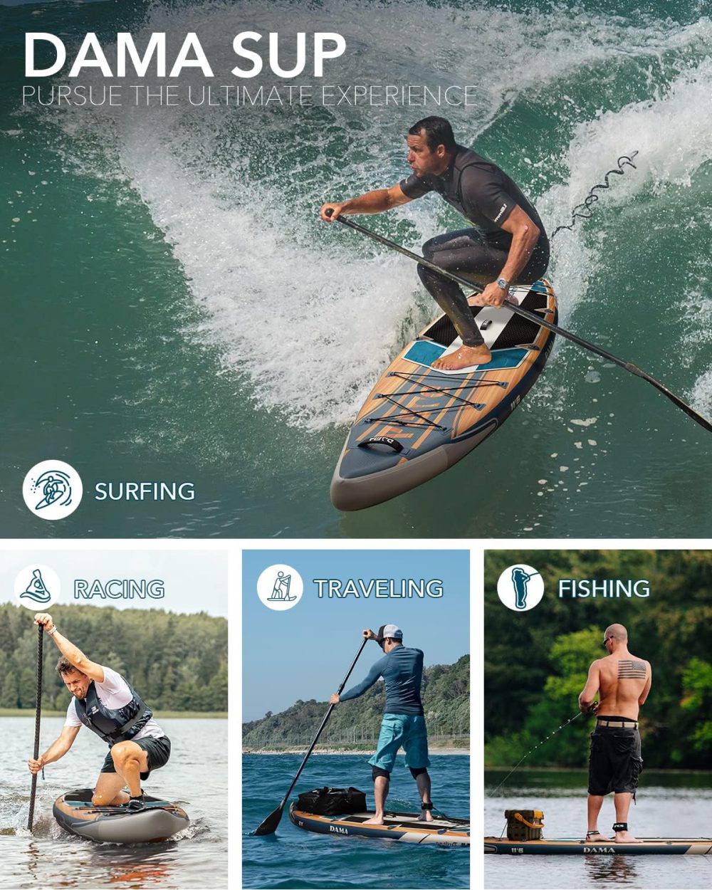 پدل برد DAMA مدل JUNGLE - تصویر 7