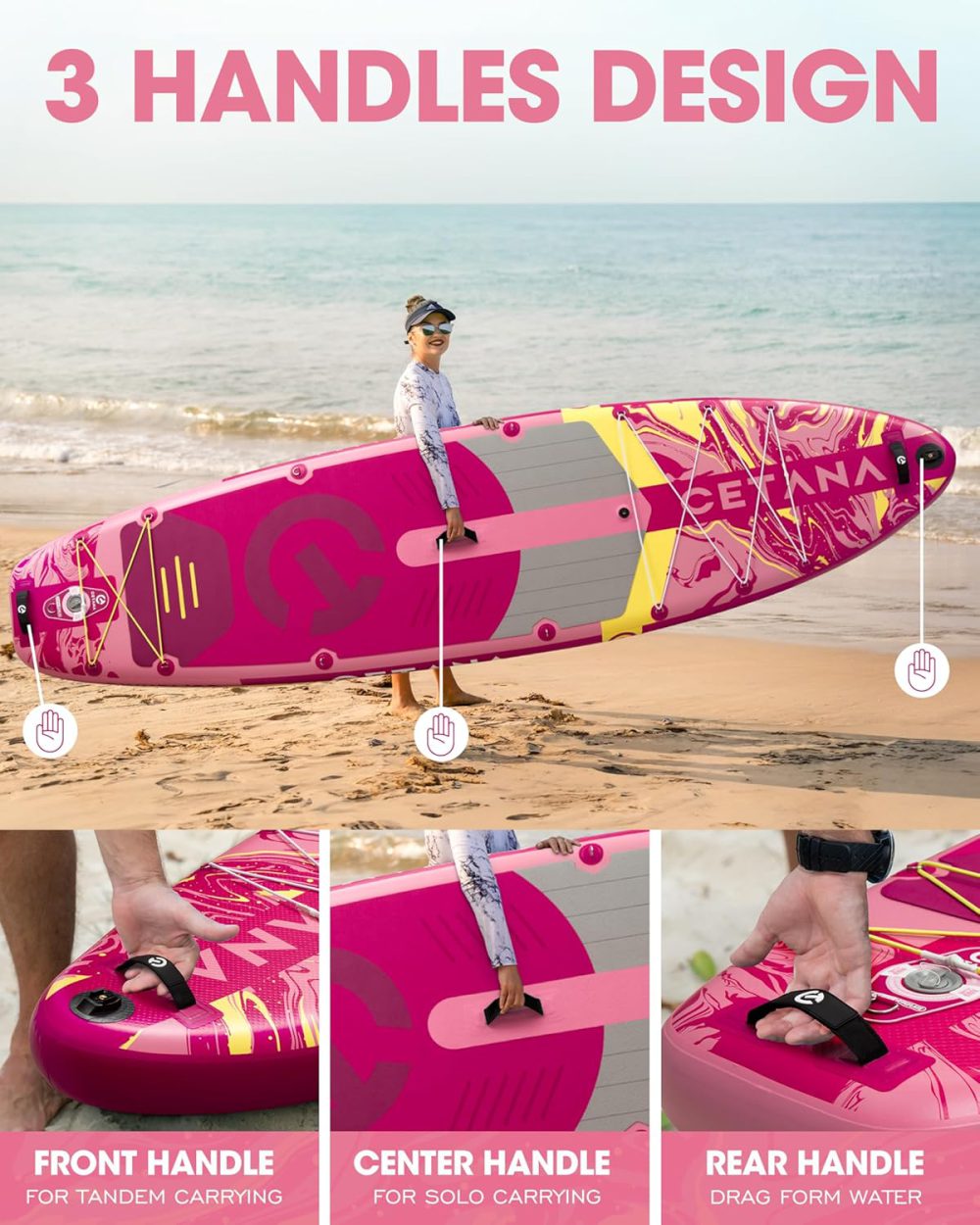 پدل برد ستانا CETANA مدل PINKBLISS - تصویر 4