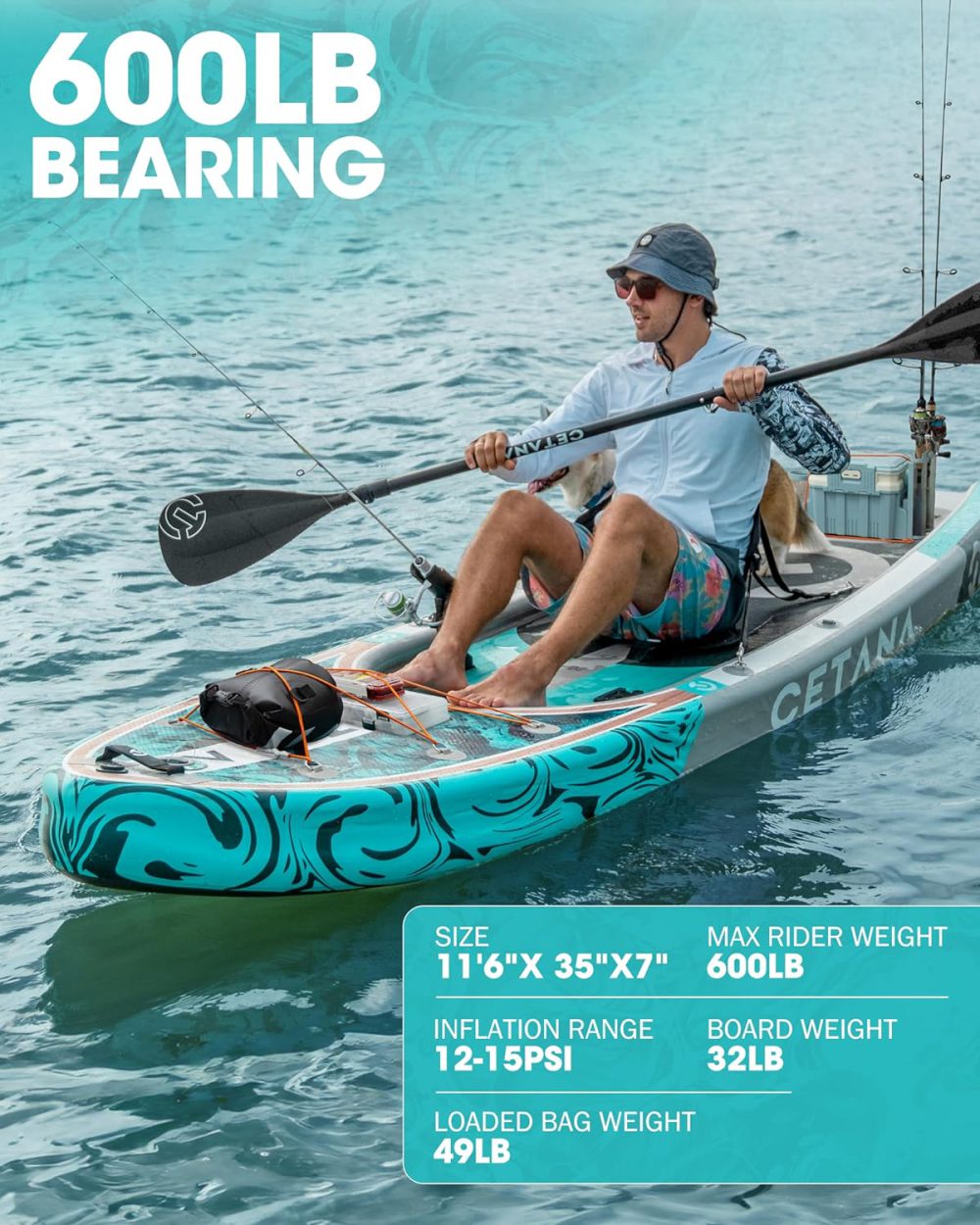 پدل برد ستانا CETANA مدل سراب اقیانوس - تصویر 2