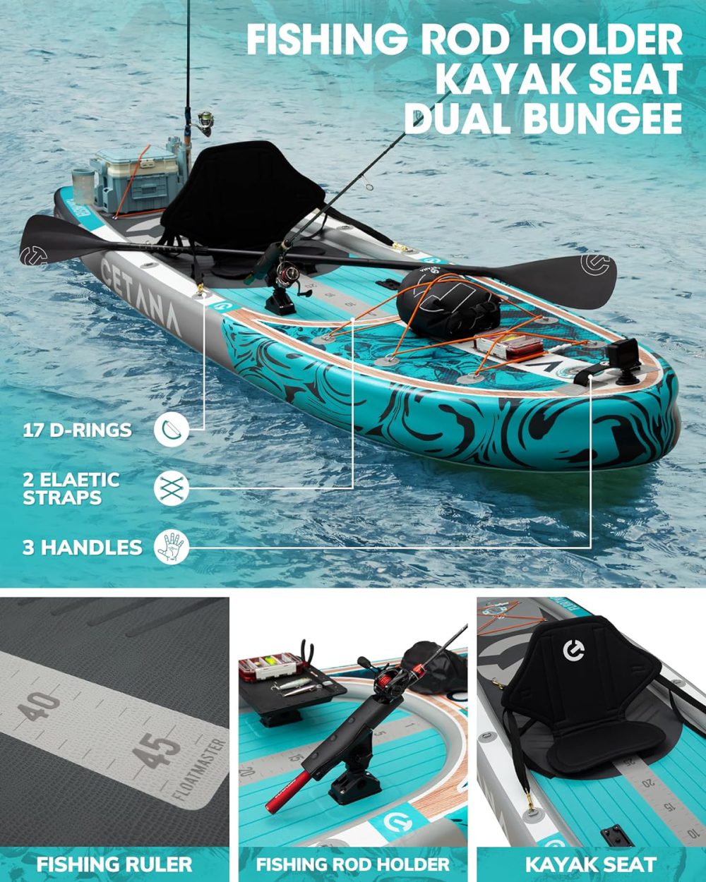 پدل برد ستانا CETANA مدل سراب اقیانوس - تصویر 5