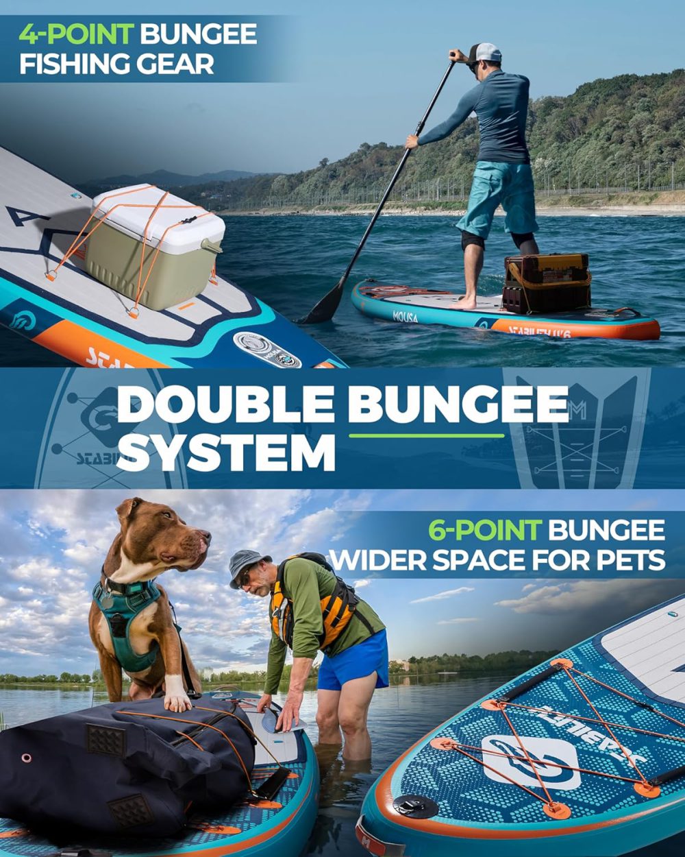 پدل برد موسی MOUSA مدل کروکودیل Crocodile - تصویر 3