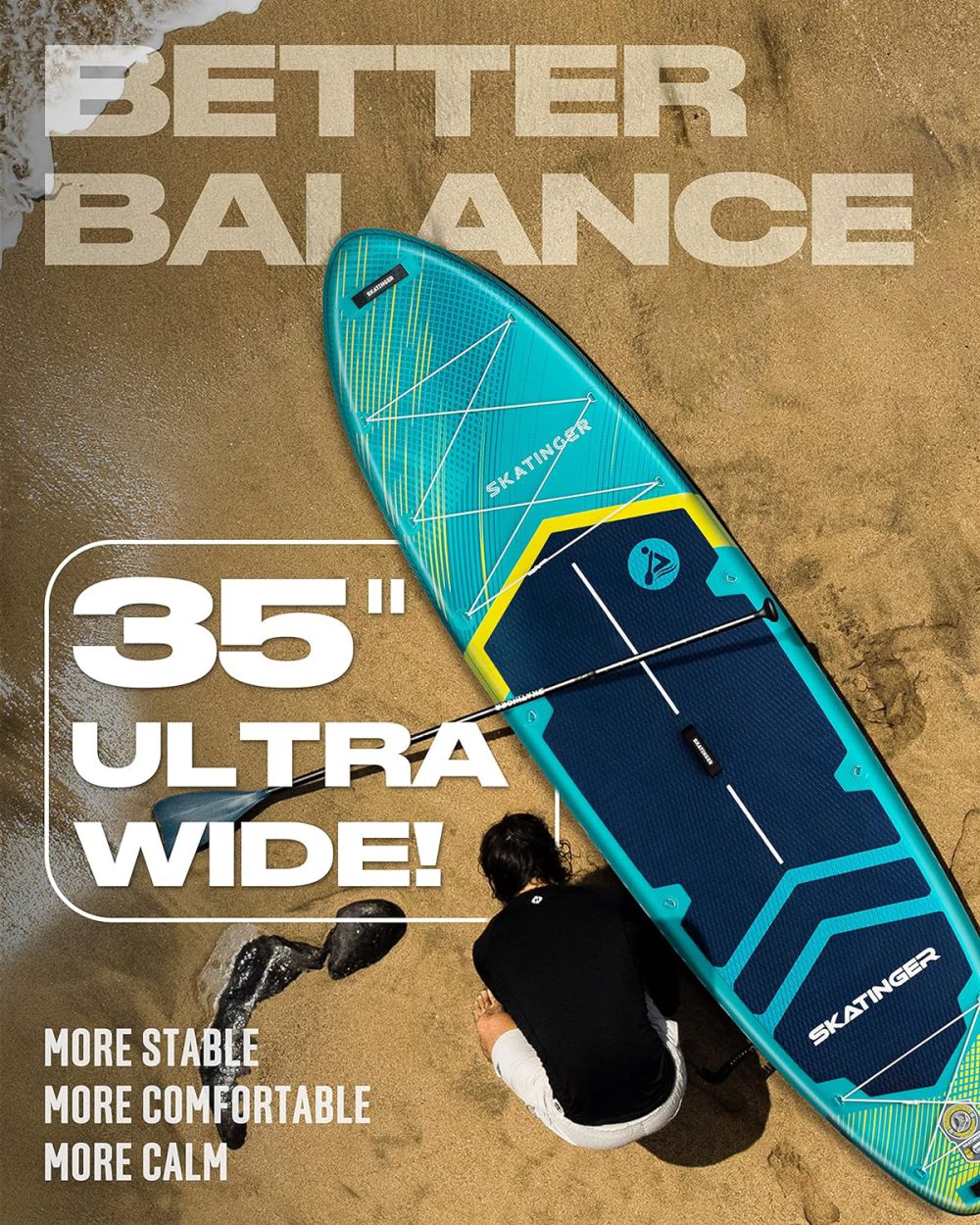 پدل برد SKATINGER مدل METEOR_BLUE - تصویر 5