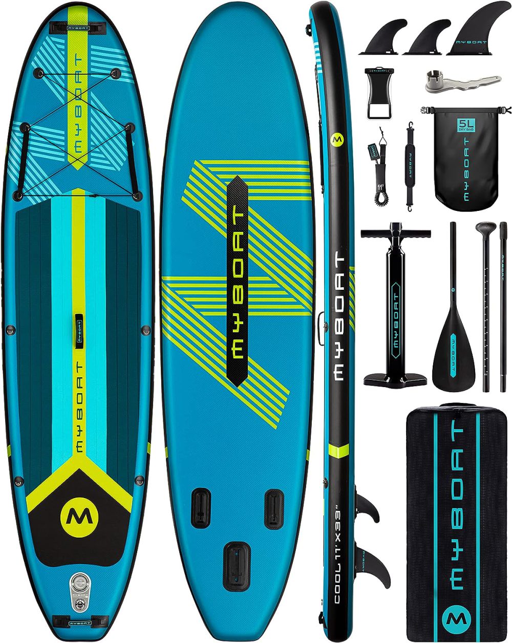 پدل برد MY BOAT برند Cool Green - تصویر 2