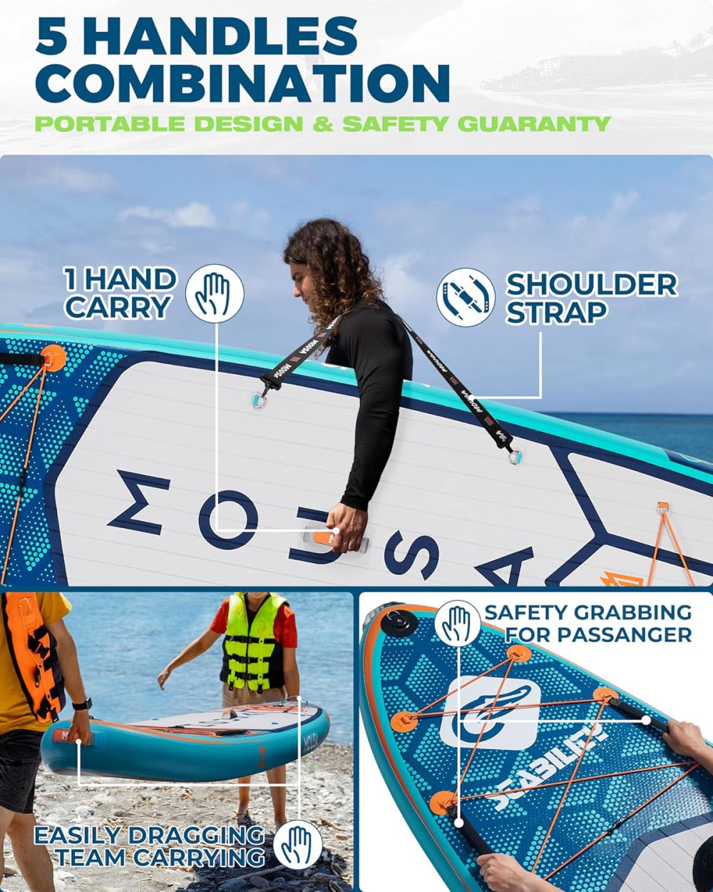 پدل برد موسی MOUSA مدل کروکودیل Crocodile - تصویر 5