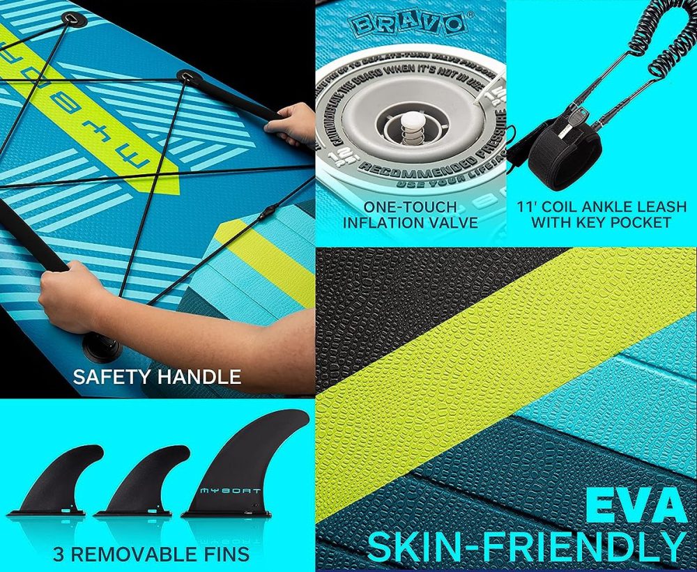 پدل برد MY BOAT برند Cool Green - تصویر 5