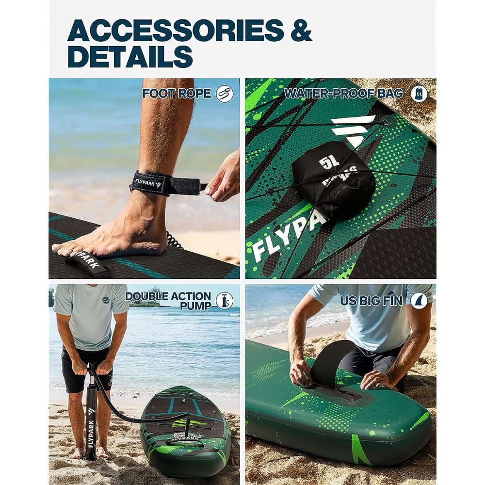 پدل برد FLYPARK مدل THRIVE GREEN - تصویر 6