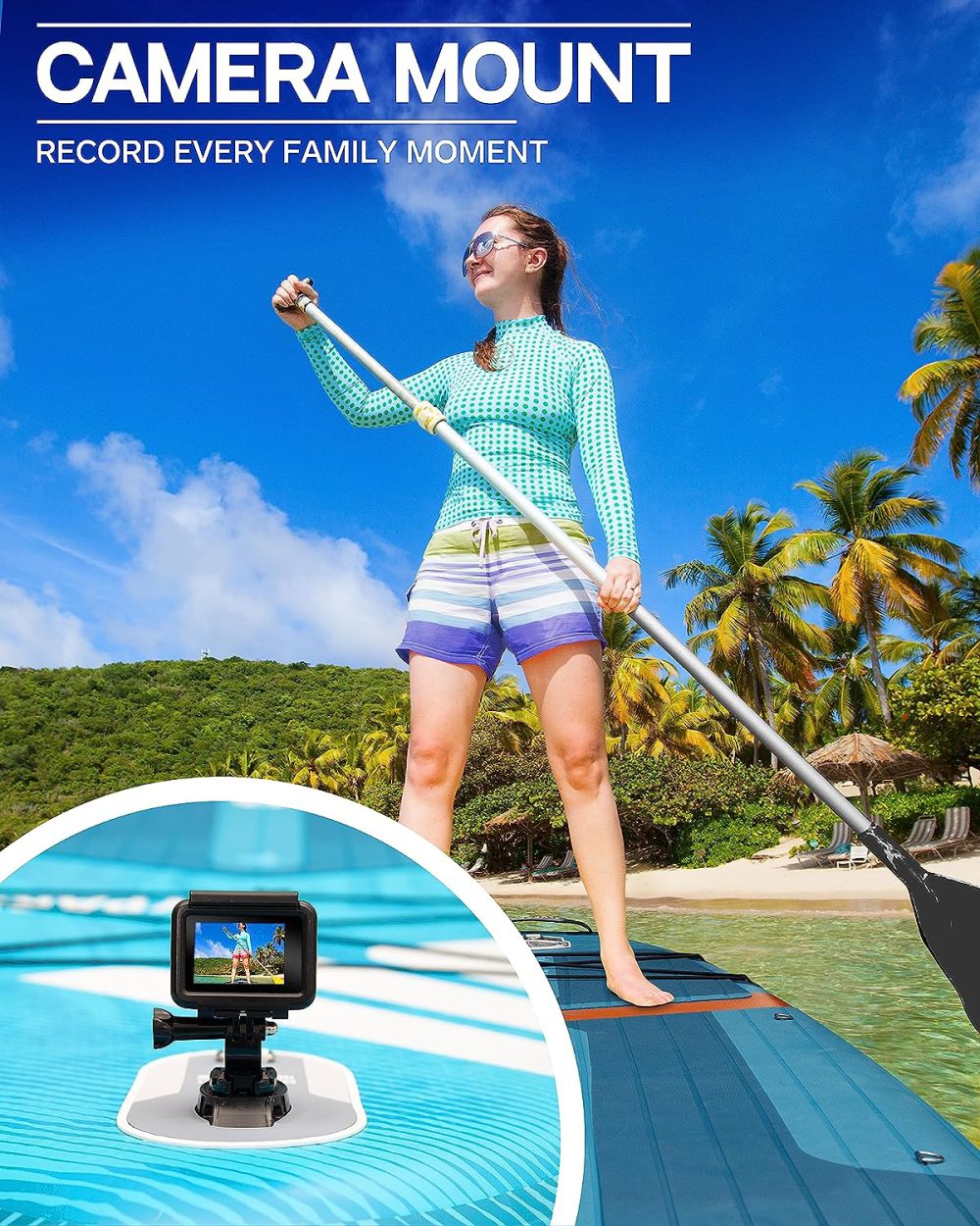 پدل برد FLYPARK  مدل Ice Fog Blue - تصویر 5