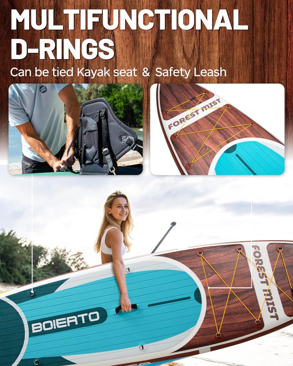 پدل برد بوییرتو BOIERTO مدل FOREST MIST DARK - تصویر 2