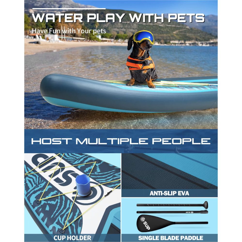 پدل برد E-SUP مدل لاجوردی AZURE - تصویر 5