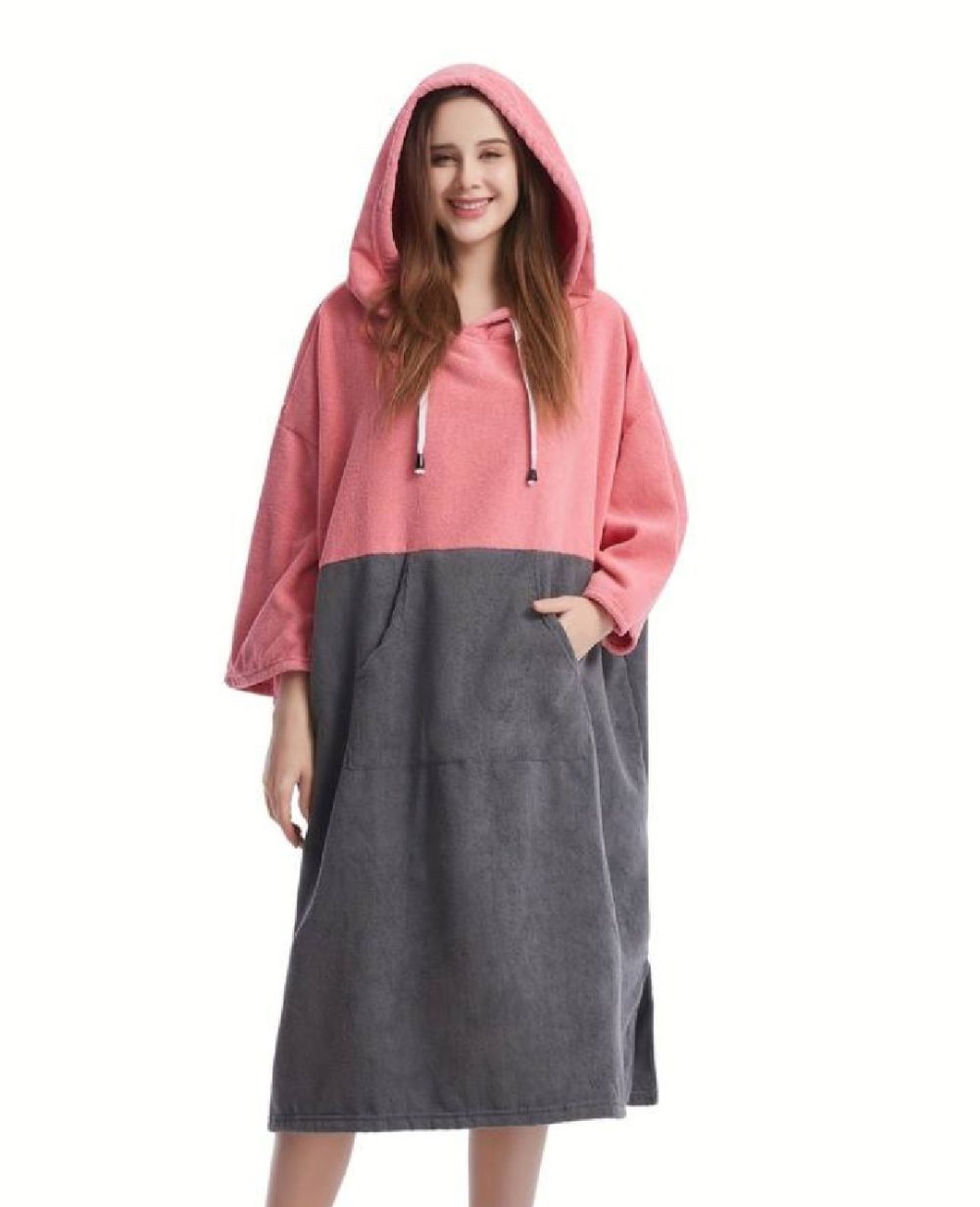 پانچو حوله ای مردانه و زنانه - تصویر 3