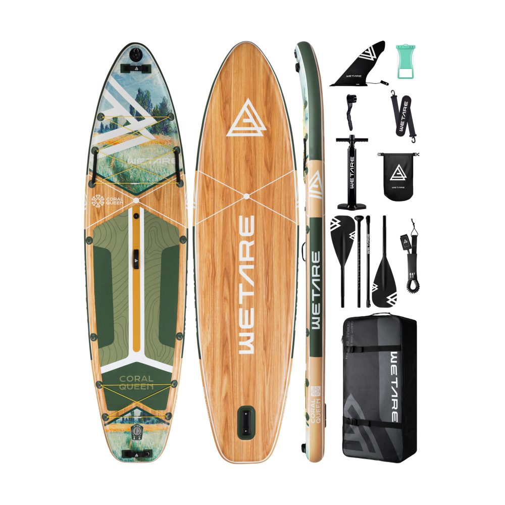 پدل برد وِتِر WETARE مدل ملکه مرجانی سبز - تصویر 6