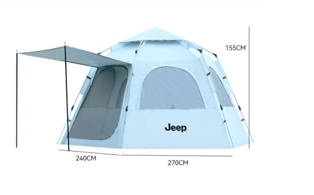 چادر کمپینگ 4_3 نفره برند جیپ Jeep - تصویر 3