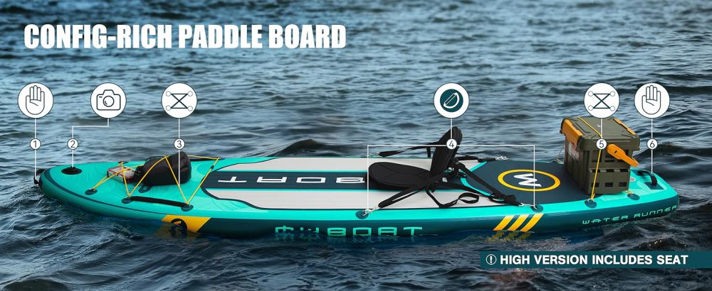 پدل برد Wind Runner pro  برند MY BOAT - تصویر 7