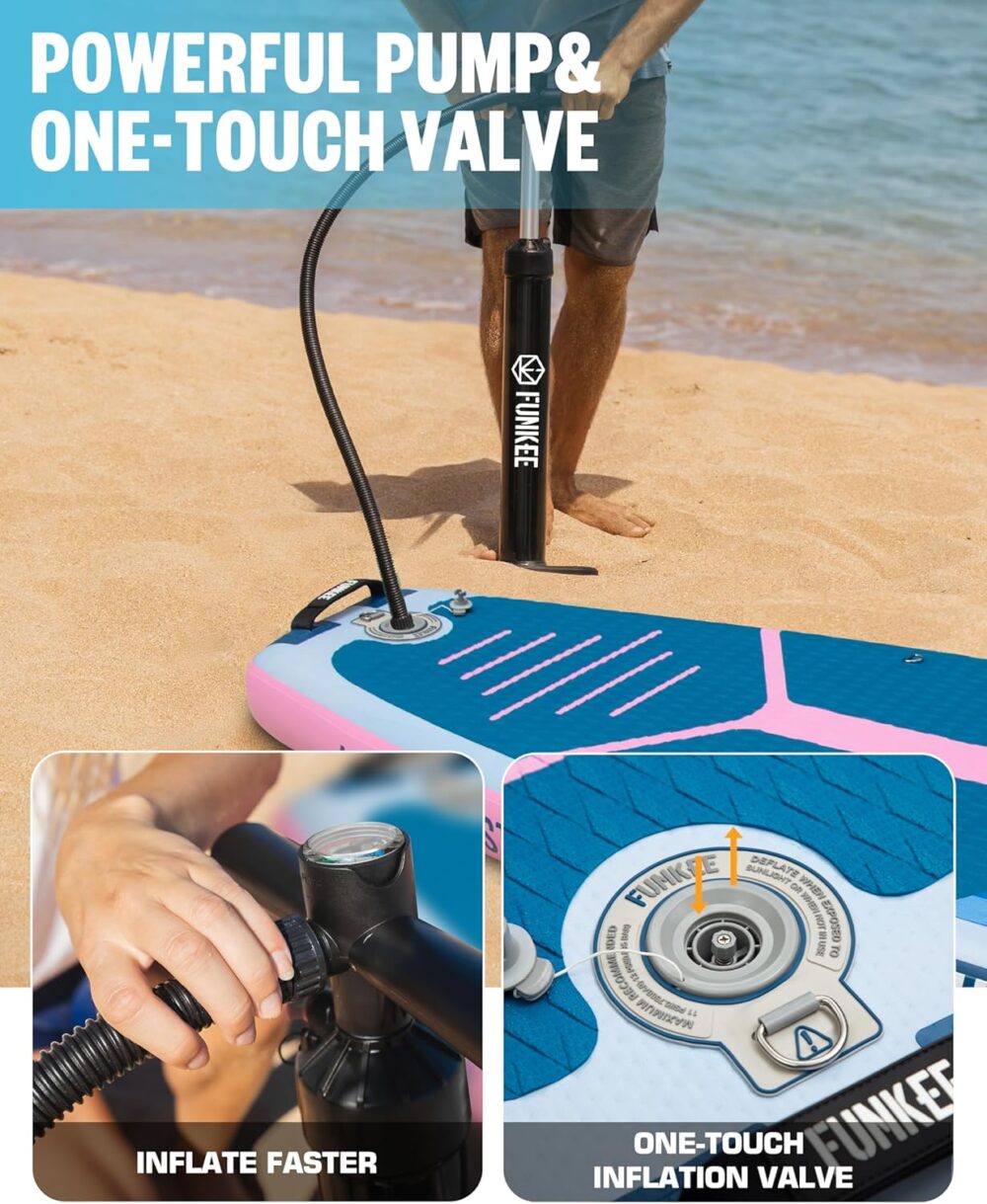 پدل برد فانکی FUNKEE مدل جزر و مد سرخ Blush Tide - تصویر 4