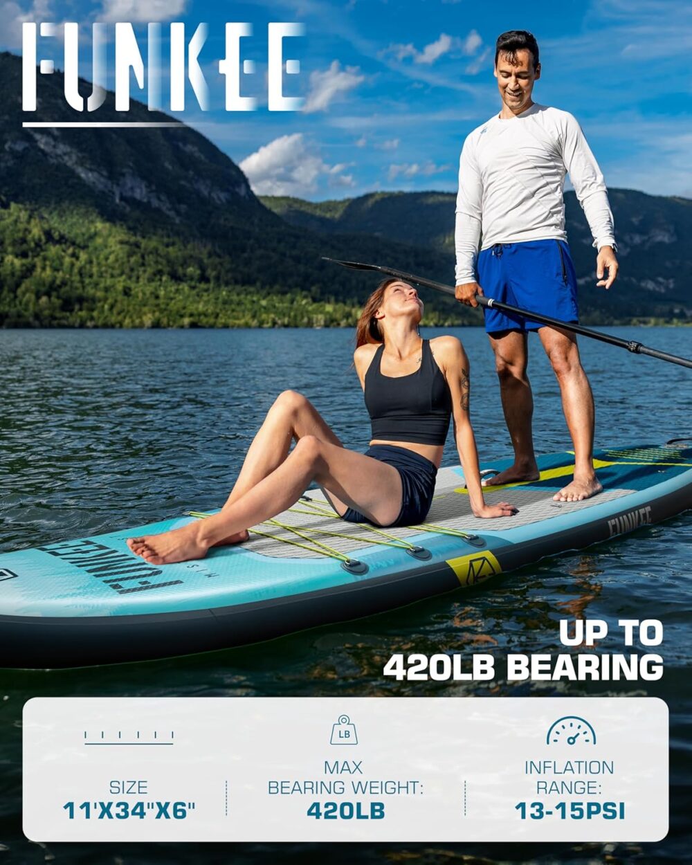 پدل برد فانکی FUNKEE مدل نسیم اقیانوس ocean breeze - تصویر 4