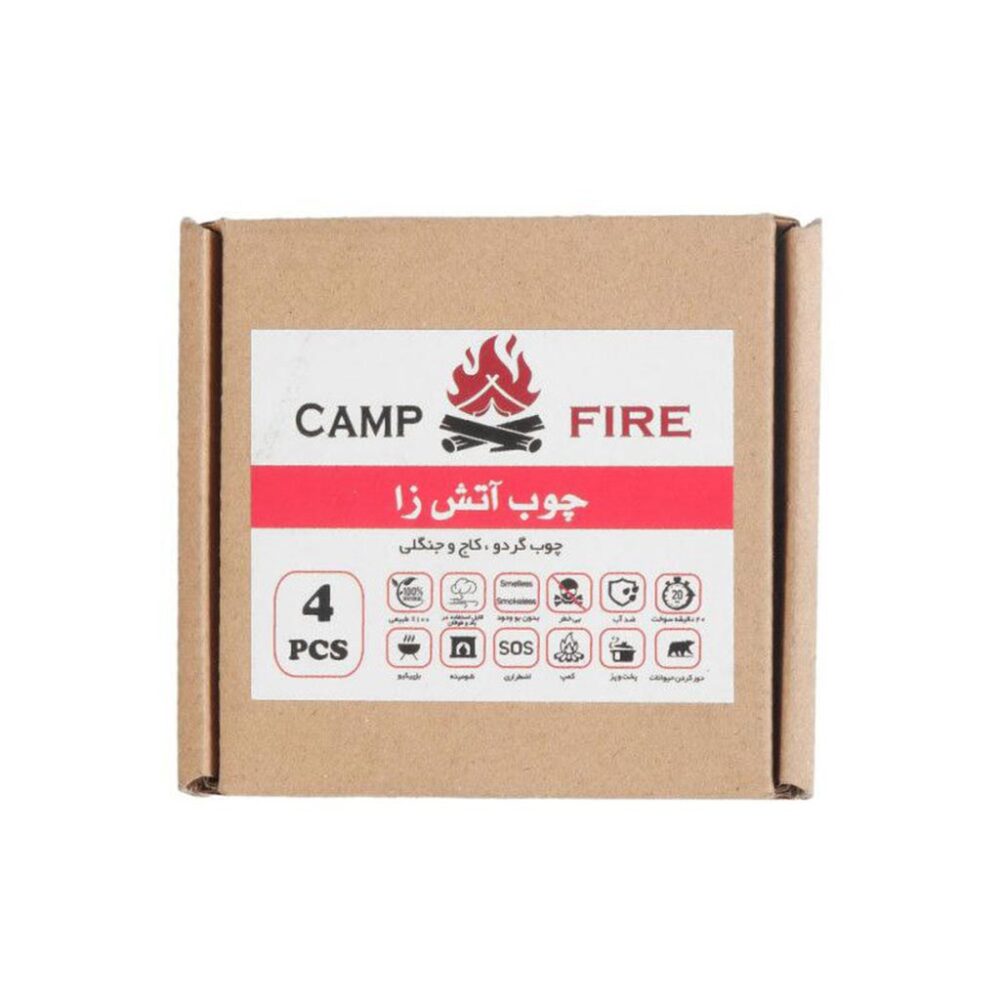 چوب آتشزا کمپ فایر CAMP FIRE مدل 4عددی - تصویر 2