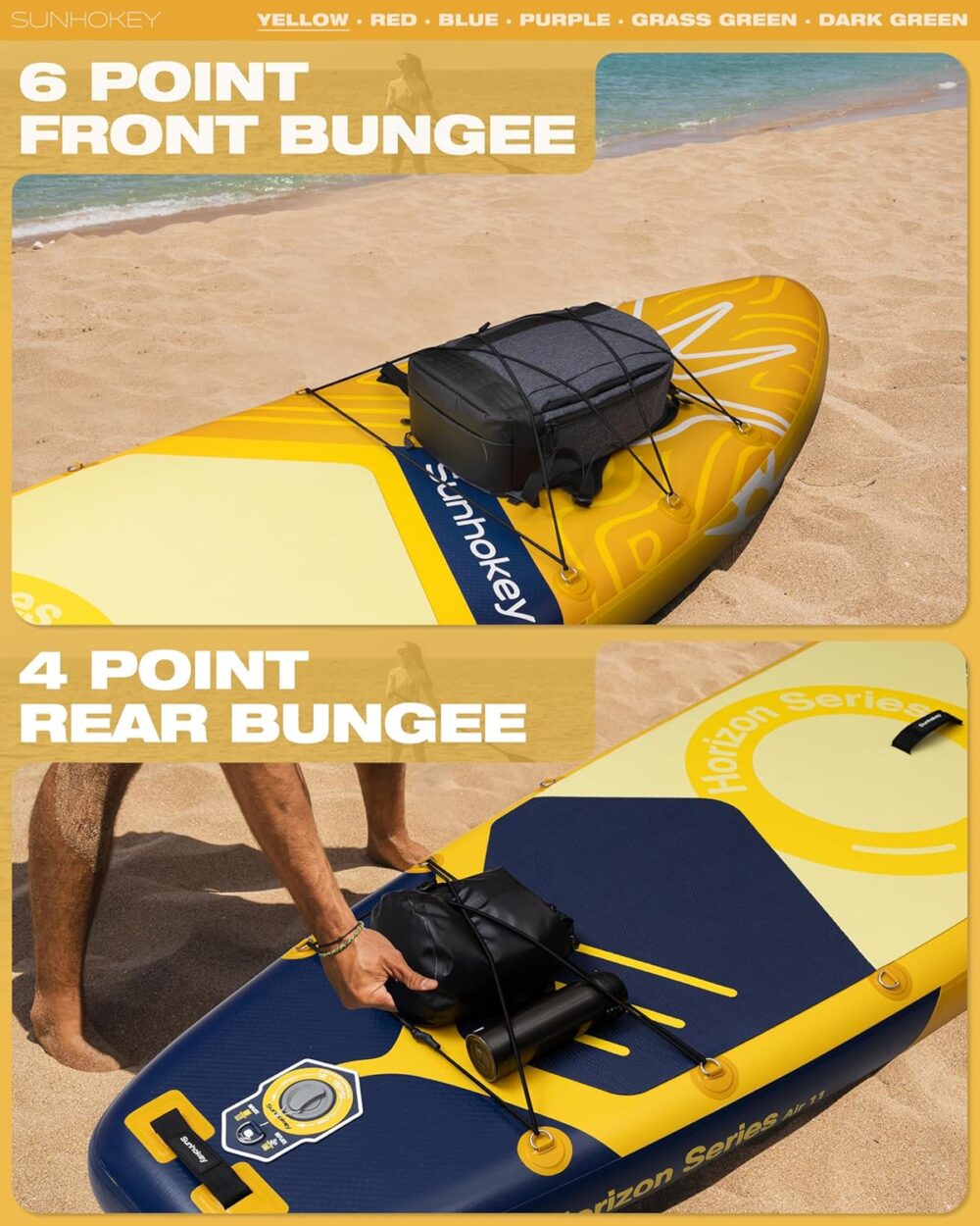 پدل برد سان هوکی SUNHOKEY مدل آفتاب طلایی  Gold Sunshine - تصویر 2