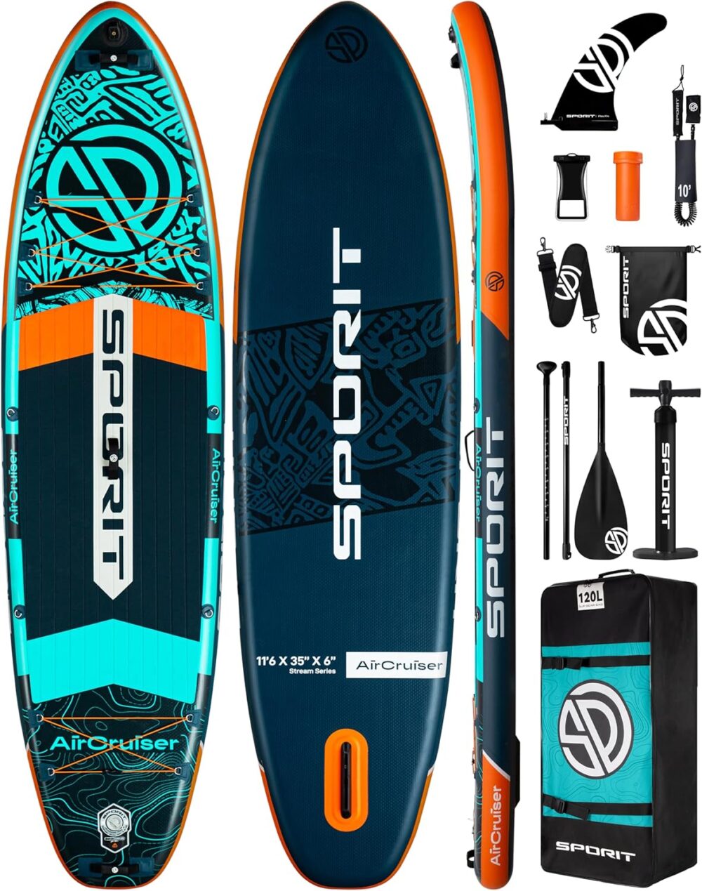 پدل برد اسپوریت SPORIT مدل BLUE GREEN STD