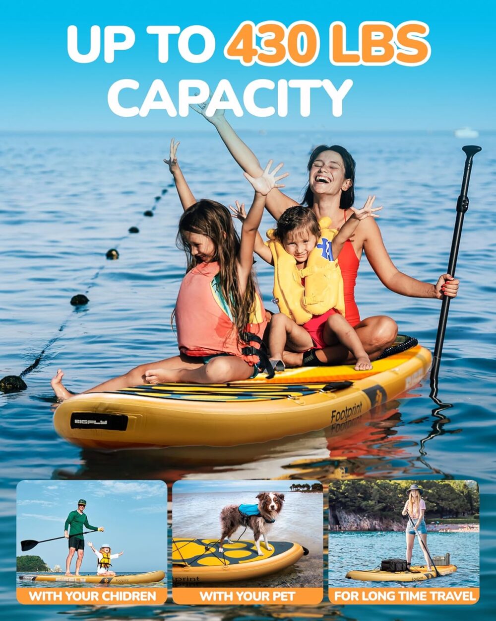 پدل برد بیگ فلای BIGFLY مدل ORANGE PET - تصویر 4