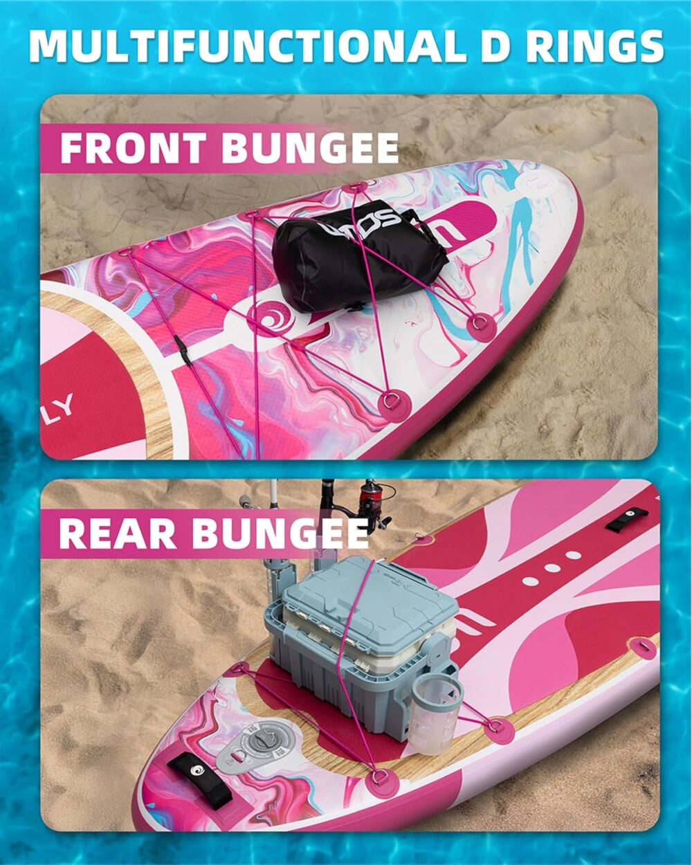 پدل برد سُوم SOWM مدل Butterfly Pink - تصویر 2