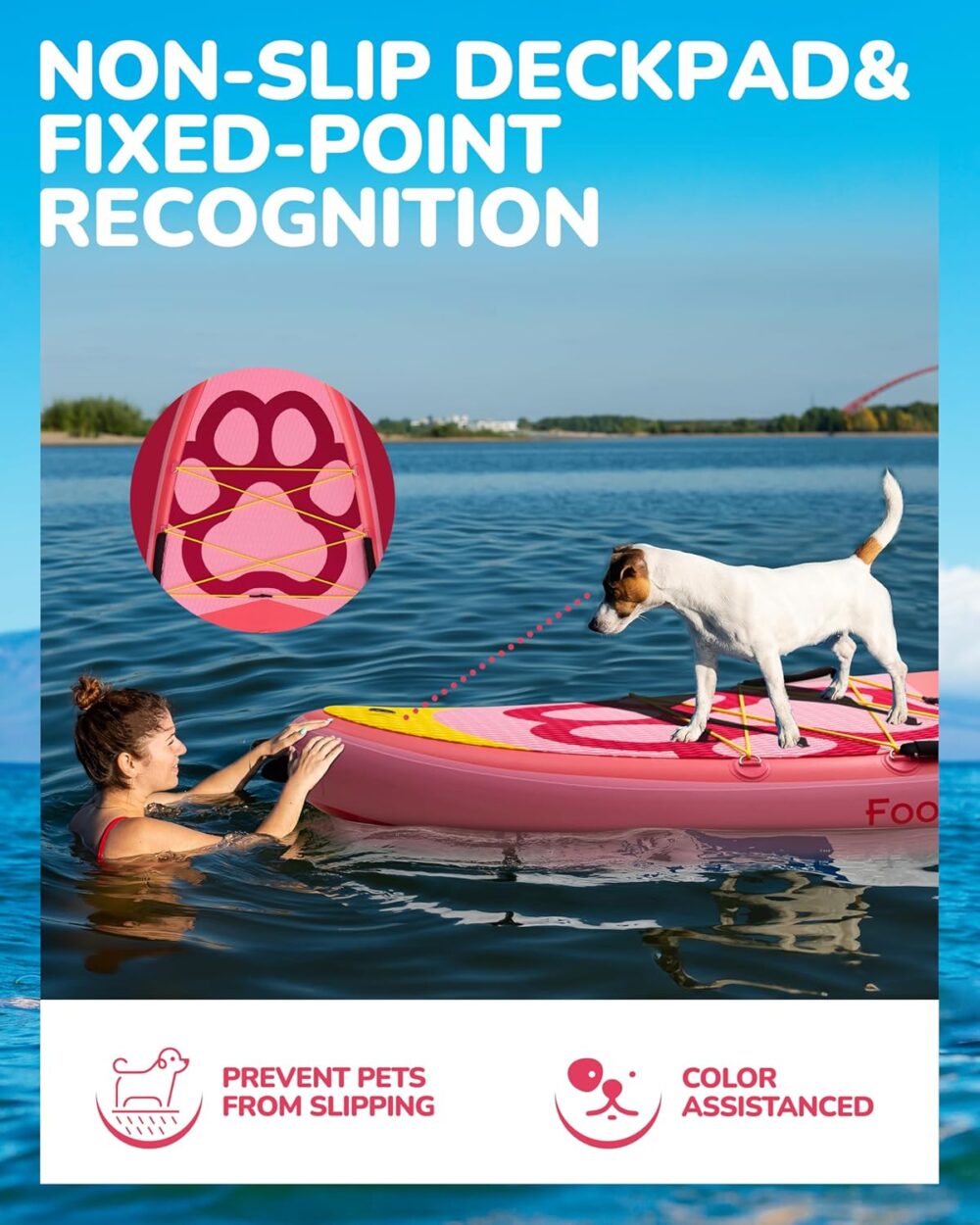 پدل برد بیگ فلای BIGFLY مدل  PINK PET - تصویر 3