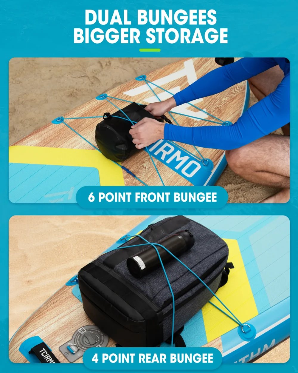 پدل برد تسرمو TCIRMO مدل WAVE RHYTHM WOOD - تصویر 2