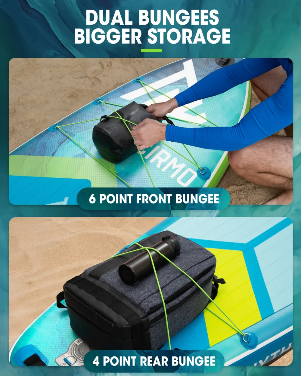 پدل برد تسرمو TCIRMO مدل WAVE RHYTHM BLUE - تصویر 2