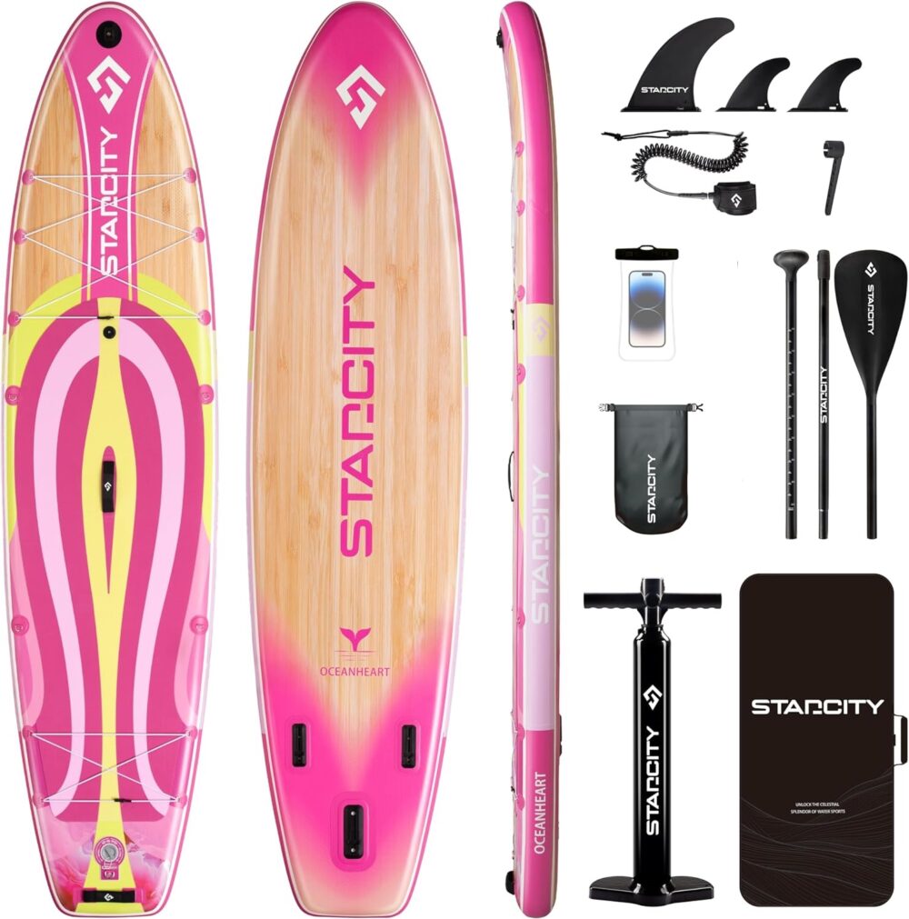 پدل برد استار سیتی STARCITY مدل OCEANHEART PINK