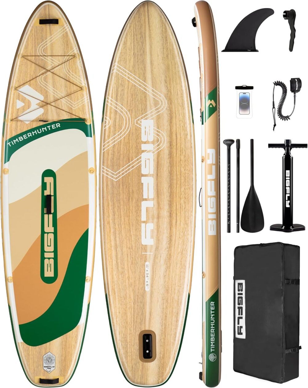 پدل برد بیگ فلای BIGFLY مدل TIMBERHUNTER WOOD