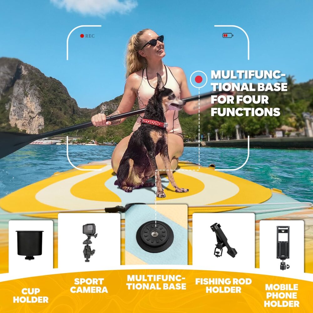 پدل برد استار سیتی STARCITY مدل OCEANHEART YELLOW - تصویر 2