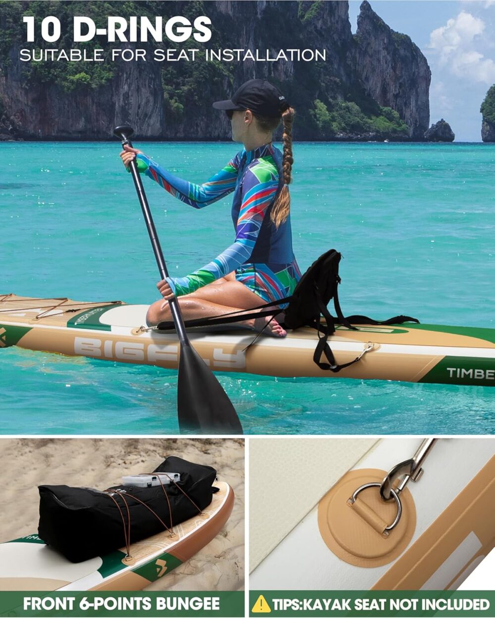 پدل برد بیگ فلای BIGFLY مدل TIMBERHUNTER WOOD - تصویر 5