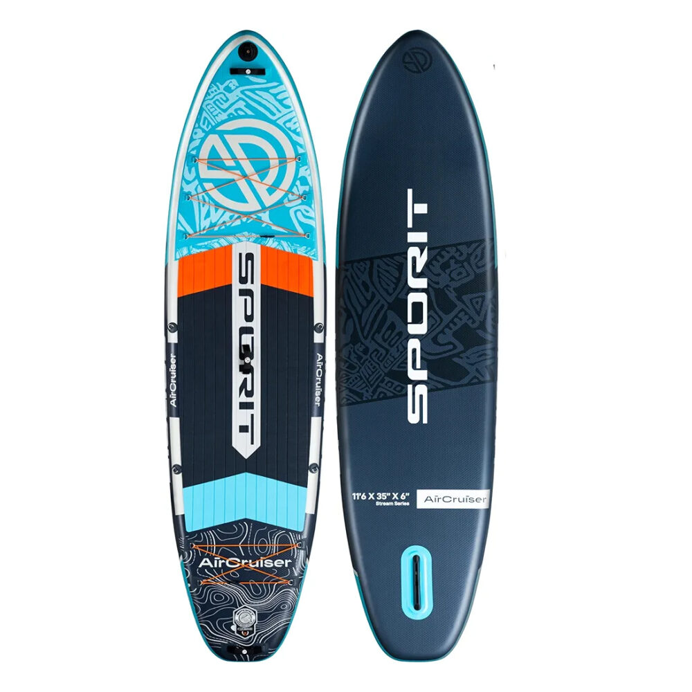 پدل برد اسپوریت SPORIT AIR CRUISER مدل PRO FISHING طرح BLUE GREY - تصویر 2