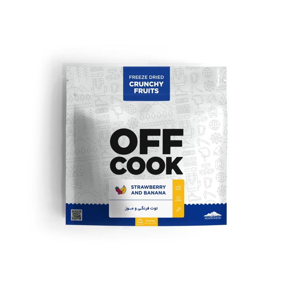 آف کوک کرانچ توت فرنگی و موز OFF COOK