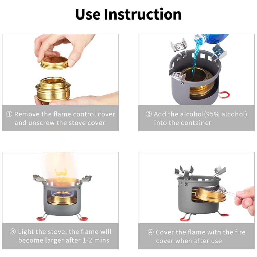 اجاق الکلی پایه دار الوکس Alocs مدل CS-B13 - تصویر 2