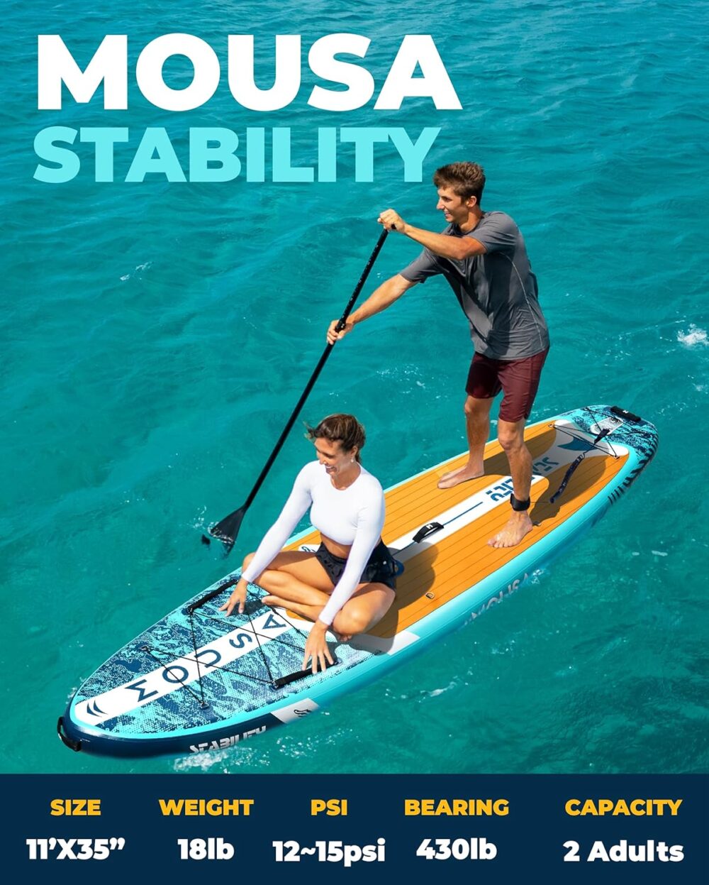 پدل برد موسی MOUSA مدل Misty Waters - تصویر 2