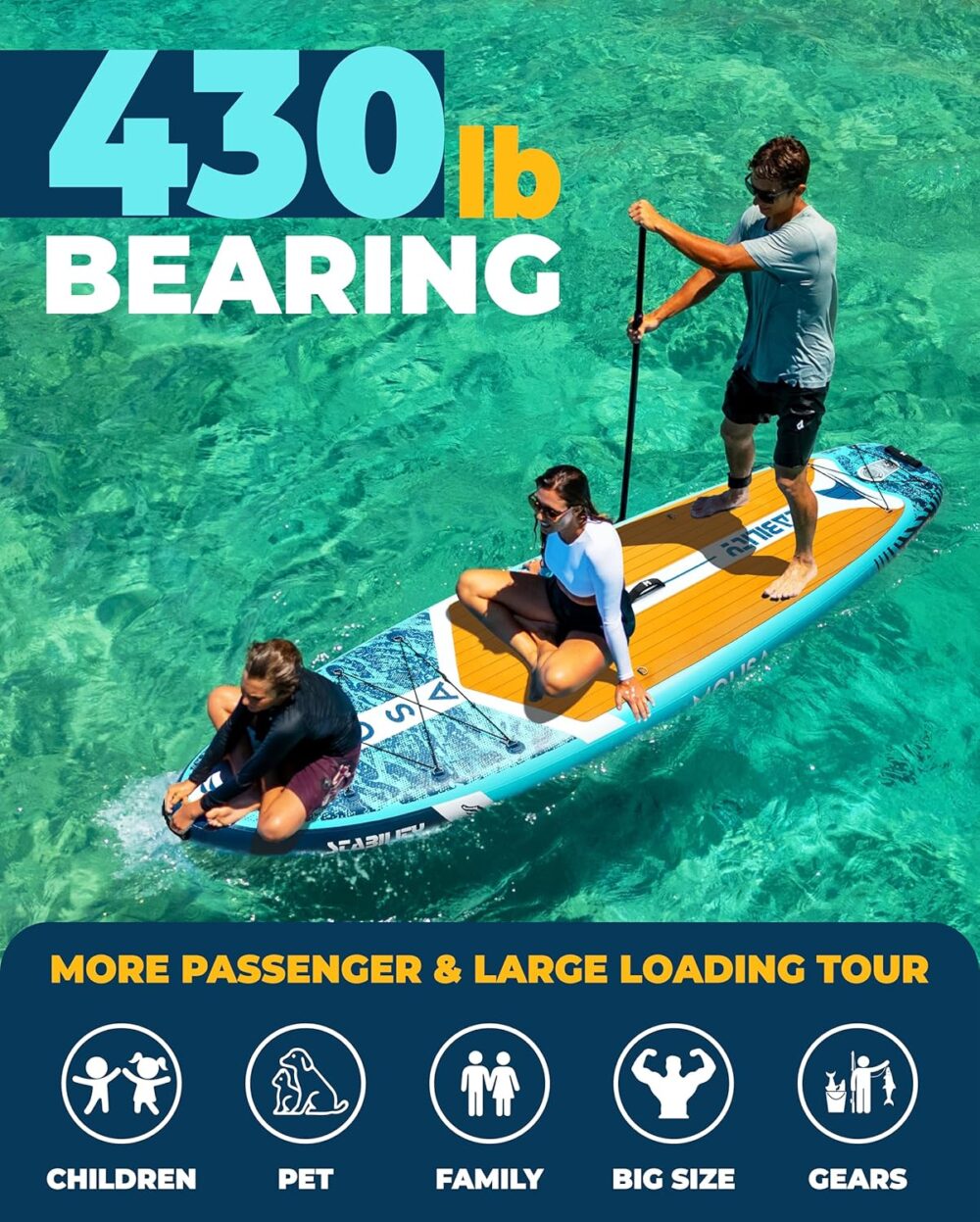 پدل برد موسی MOUSA مدل Misty Waters - تصویر 4