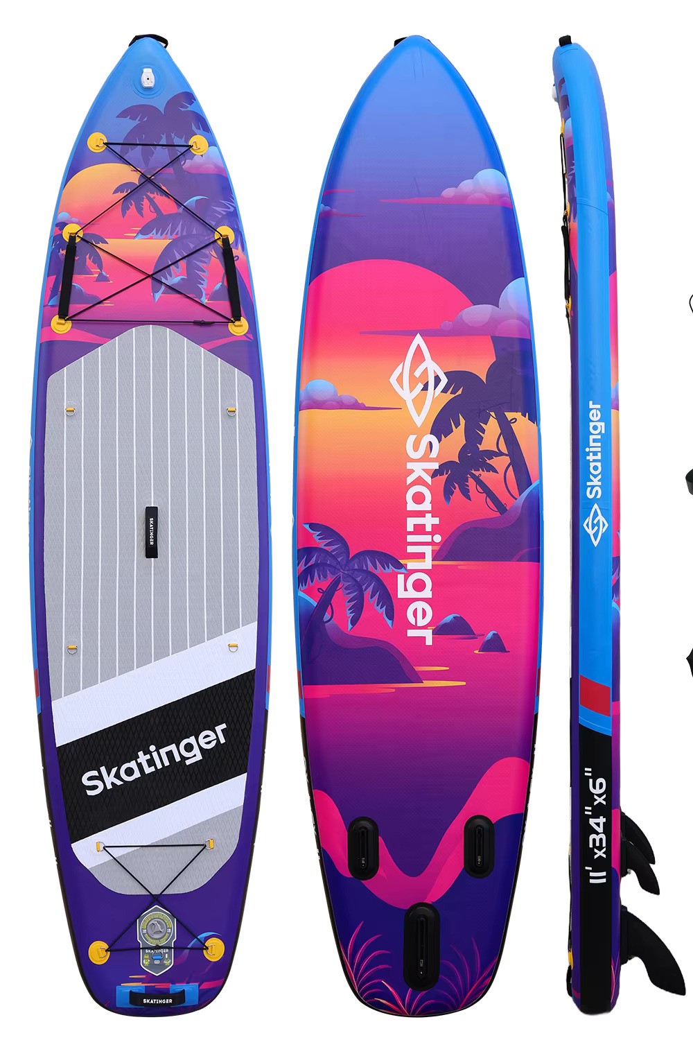 پدل برد Sunset برند Skatinger رنگ غروب