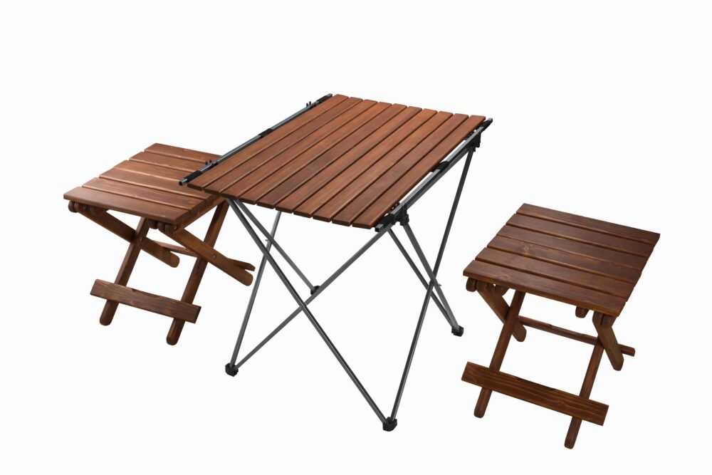 میز سفری ادریک مدل صفحه چوبی (چهار نفره) - تصویر 3