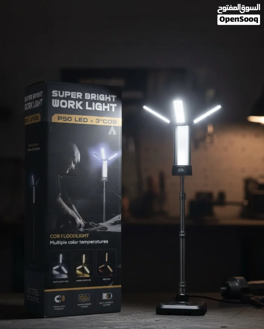چراغ کمپ Super Bright Work Light P50 LED - تصویر 4