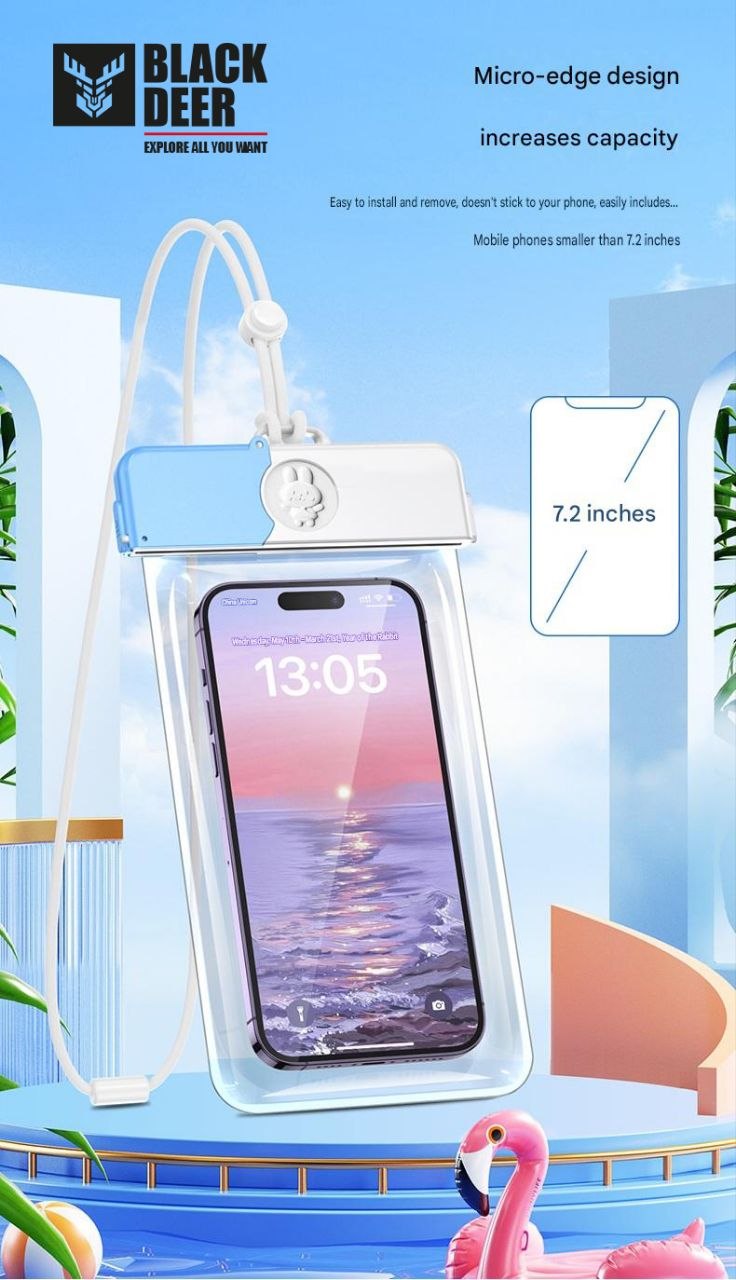 کاور ضد آب موبایل بلک دیر BWC-P02 - تصویر 2