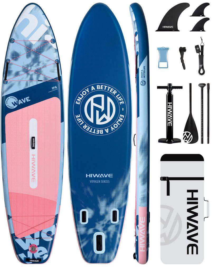 پدل برد برند HIWAVE مدل ENJOY BLUE PINK