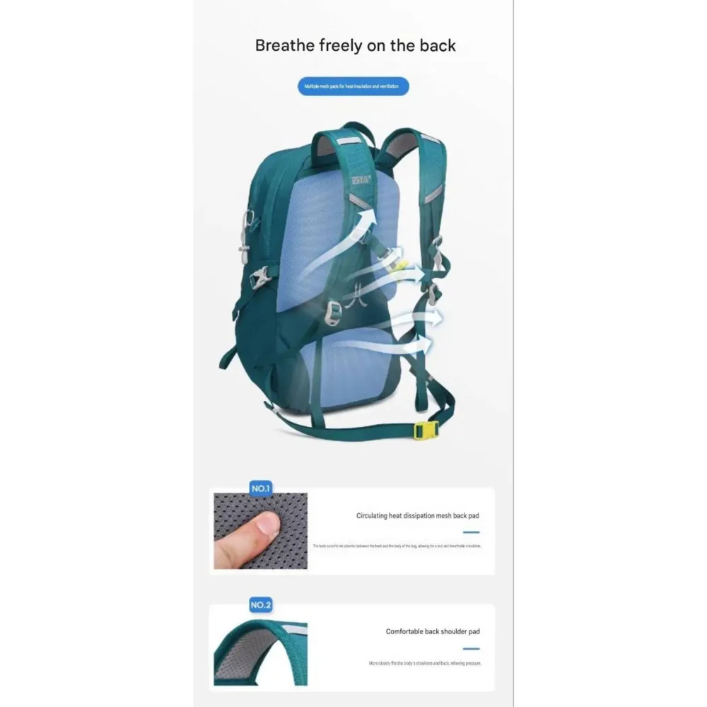 کوله پشتی بلک دیر 25 لیتر مدل 8824 | Black Deer 8824 - تصویر 4